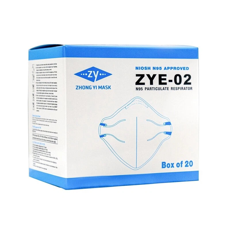 ZYE-02 Pack of 20 N95 Particulate Surgical Mask – Hakeemippe