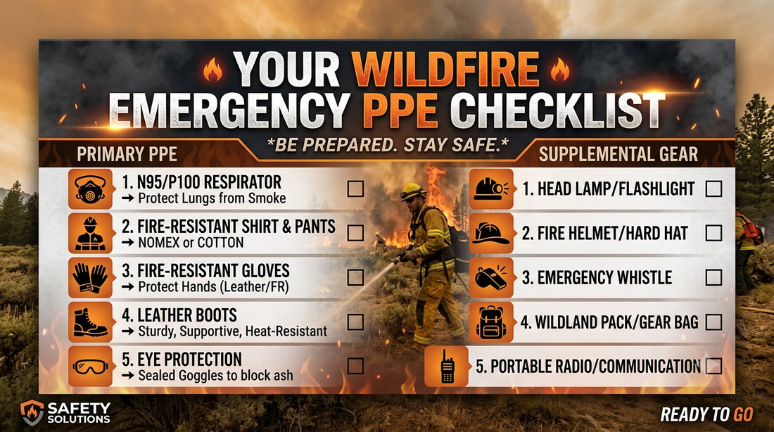 Wildfire Safety Guide: Best N95 Respirator Masks and Emergency Preparedness Checklist