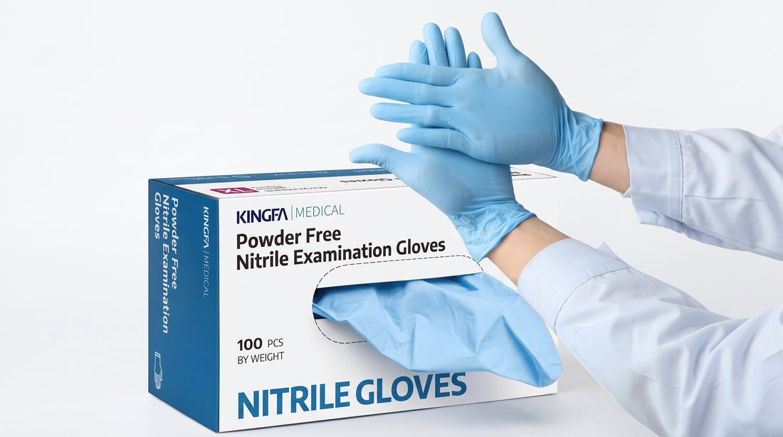 powder-free nitrile gloves